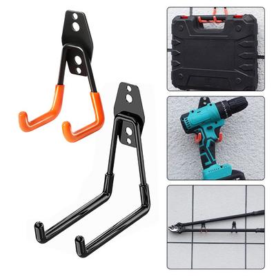 Wall Hook with 2 Nails Great Load Bearing Heavy Duty Anti-slip Anti-rust Warehouse Garage Stuff Organization