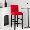 Elastic Stretch Counter Height Bar Stool Cover Dustproof Bar Stool Seat Covers  Dining Room