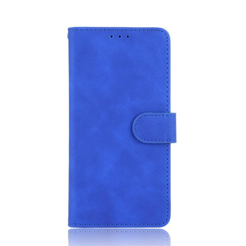 Leather Business Phone Case for VIVO V40lite 5G with Card Slot and Skin-Feel Finish Skin-feel синий