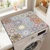 Vintage Carpet Tile Mat Washing Machine Absorbent Mat Refrigerator Dustproof Mat Non-Slip Foot Mat