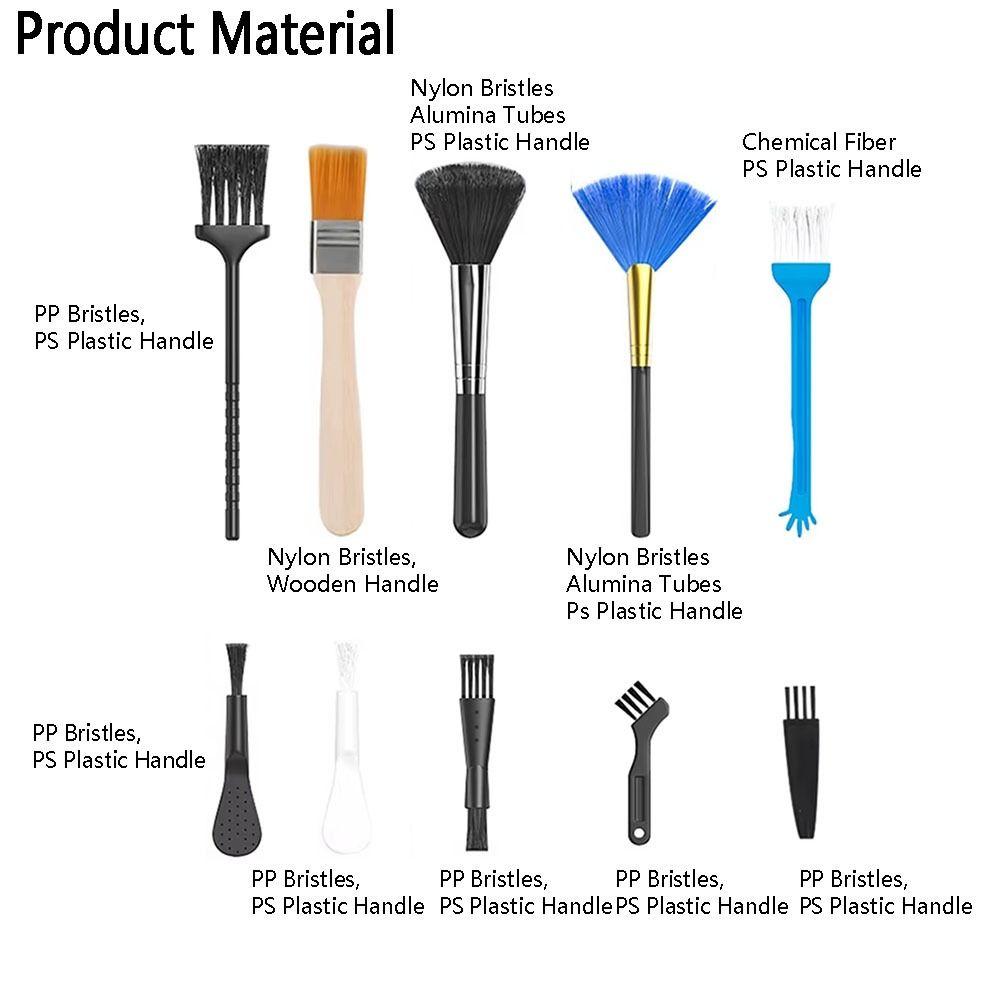 5/6/9/10Pcs Professional Keyboard Cleaning Brush Kit Dust Removal Dust Cleaner Kit  Household Use