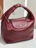 Women's 2025 Genuine Leather Dumpling Bag - Fashionable Versatile Tote with High-End Design and Large Capacity