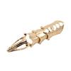 Punk Movable Scorpion Ring Fingertip Toy Stress Relief Retro Goth Scroll Armor Knuckle Metal Full Finger Rings Creative Jewelry