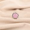 Rose Chalcedony Gemstone 925 Sterling Silver Jewelry Handmade Ring Gift For Her RR-7-14