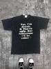 YES, I'M DRUNK & YOU'RE UGLY BUT TOMORROW I'LL BE SOBER! ARCHIVE TEE 1990s - № 6
