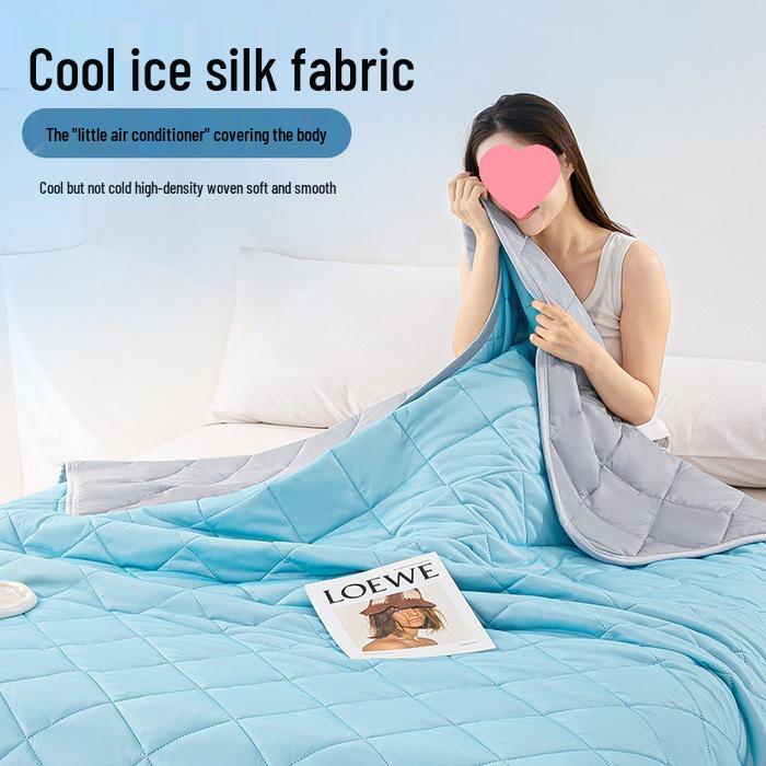 2025 Spring/Summer Silk Air Conditioning Quilt - Cool, Solid Color