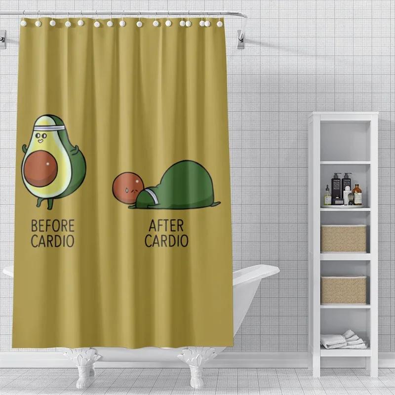 Rideaux De Douche Pour Salle De Bain, Tissu Impermable, Style Nordique Moderne, 180X200, 240X180, Chien Mignon Drôle, Kawaii