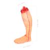 Broken Foot Props Fake Body Parts Halloween Decor Party Toy Limbs Severed Bloody Decorations Halloween Porch Decorations