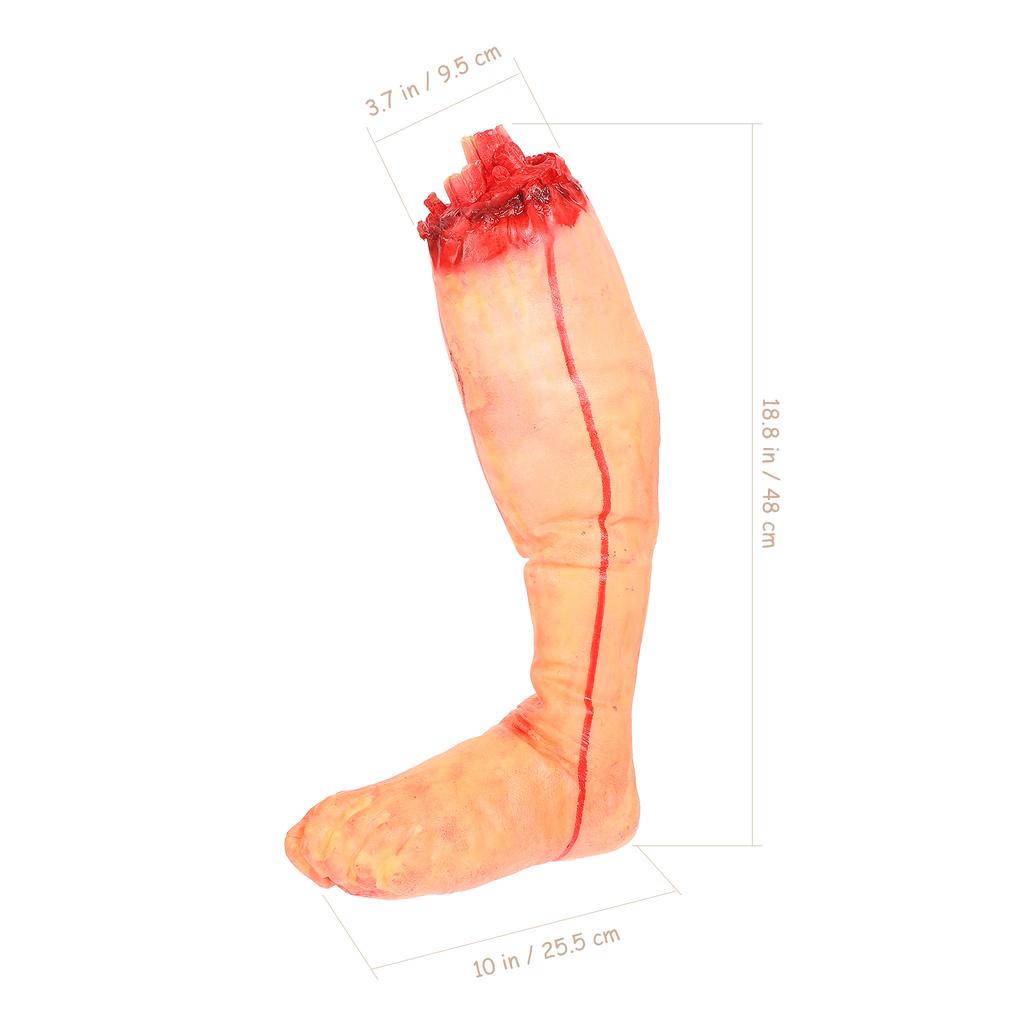 Broken Foot Props Fake Body Parts Halloween Decor Party Toy Limbs Severed Bloody Decorations Halloween Porch Decorations