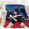 Band Limp Bizkit Throw Lightweight 240g Flannel Blanket Soft Skin-friendly for Summer Cooling