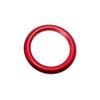 2x Matte Red Metal Car Start Button Cover + Ring For Benz C W205 15 16 17 18