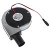 11028 100V 220V BBQ Fan DC12V 2A Large Air 5000RPM Adjustable Speed Cooking Blower with Air Duct 110x110x28mm