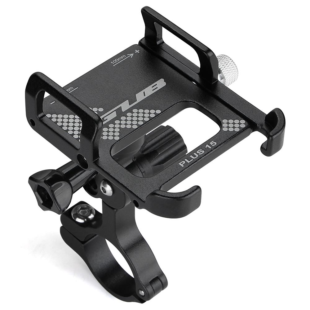 Aluminium Fiets Telefoonhouder 360 Graden Draaibaar Verstelbaar Anti-Slip Fietsen Fiets Stuur Telefoon