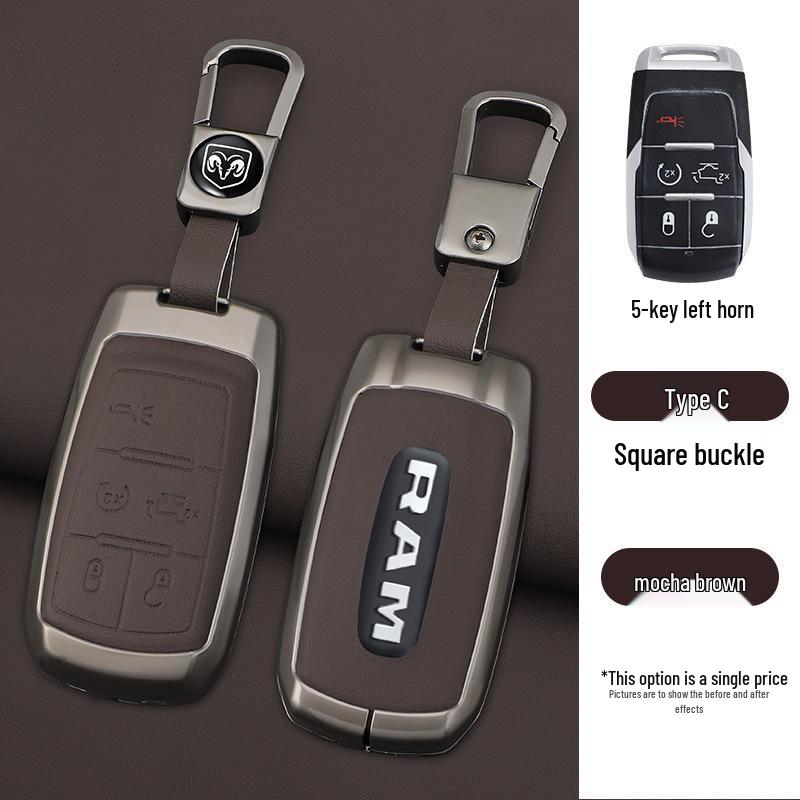 GMC Dodge Ram T-Rex RAM Long Horn Key Cover & Challenger Bag Korando Buckle