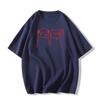 Fat mm pure cotton white short-sleeved t-shirt women's new popular summer design American half-sleeved loose top