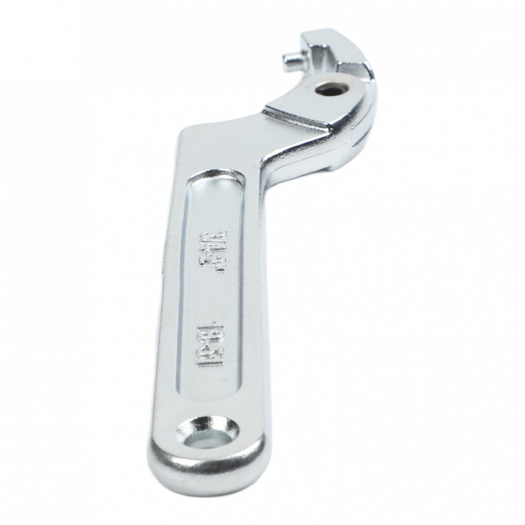 Adjustable Hook Spanner Wrench for Motorcycle Shocks with Non Slip Grip Handle
