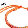 Cavigliere Intrecciate Minimaliste Bracciale da Surfista, Braccialetti Colorati Regolabili Fatti a Mano per Amicizia Donna Boho Polso Uomo Cavo in Poliestere Resistente Polso