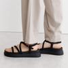 HIMIKO/Himiko/Cross Strap Sandals/651250 Black M