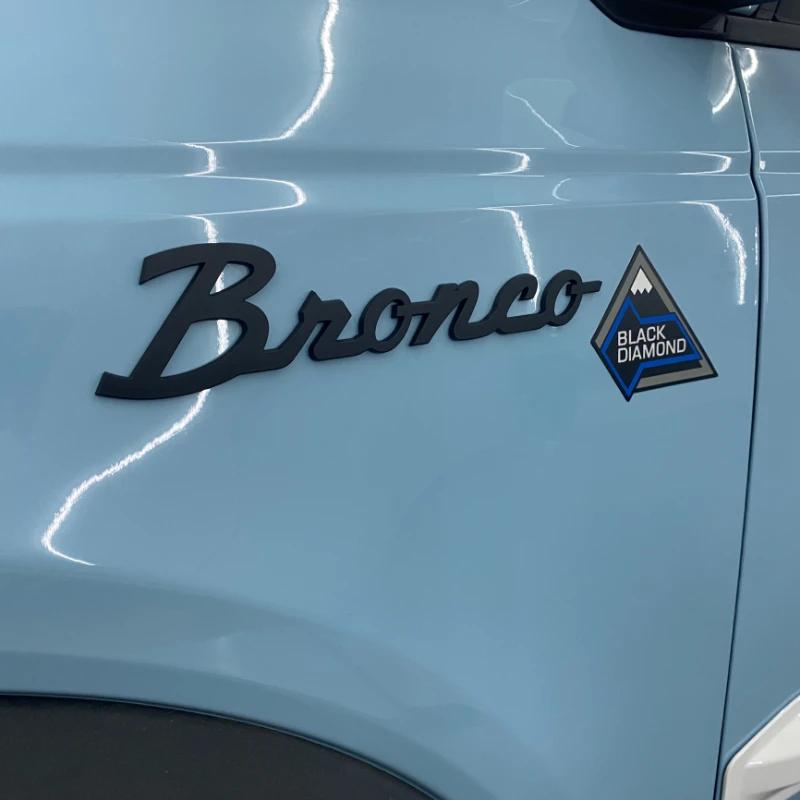 3D Decals Emblems Fender Sticker Tail Label Letters Badge Car Style for Ford Bronco Sport 2025-2025 Decoration Car Accessories