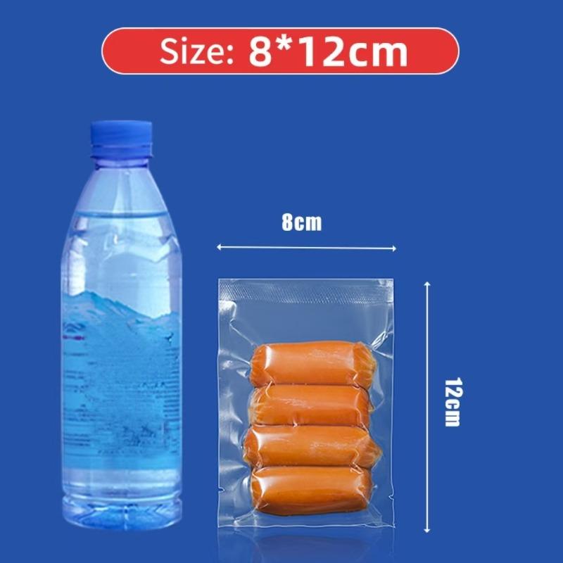 Thickness 0.16mm Vacuum Food Storage Bag Set,for Food Storage  & Vacuum Cooking,Fresh-keeping Bags for Fruits  & Kitchen Packaging 100pcs
