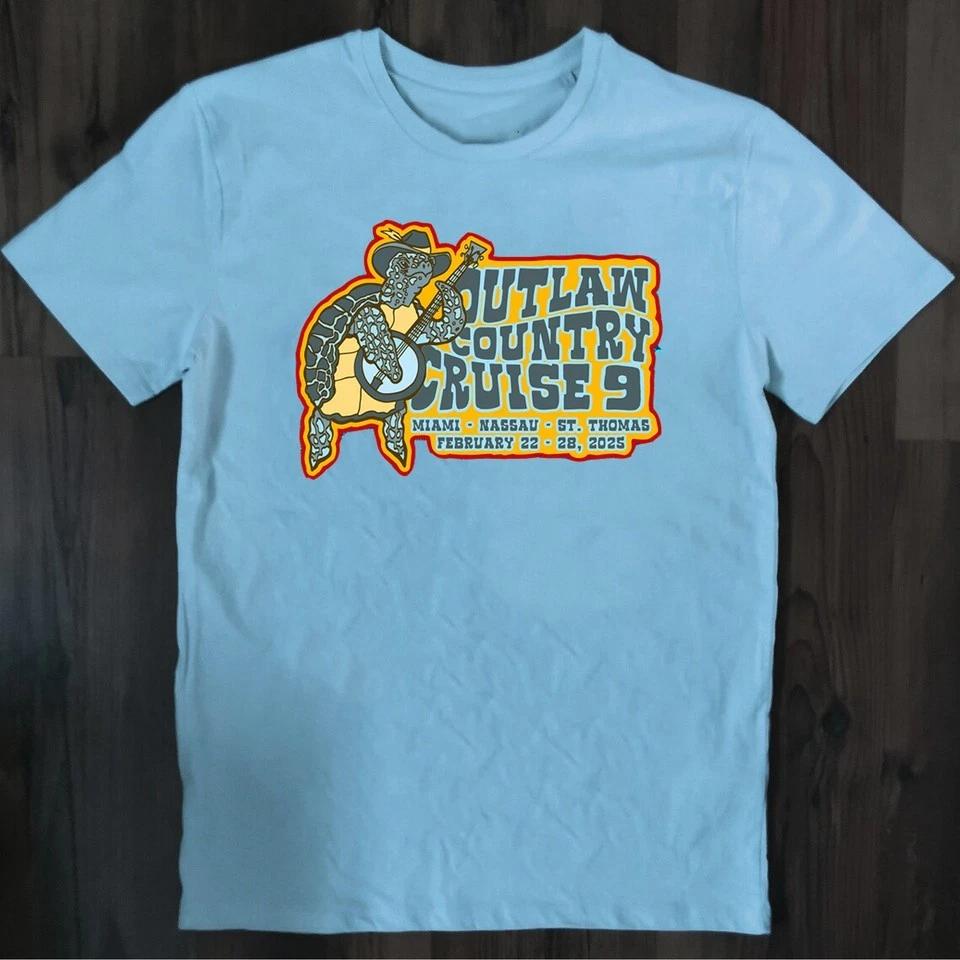 Outlaw Country Cruise Festival Music 2025 Gift For Fan S-5XL T-shirt K631 S