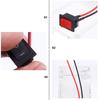 10Pcs 2/3 Pin Controller Power Switch ON/OFF Toggle Switch with Wire SPST Switch  Boat Marine