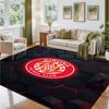 Girona FC Design Crystal Velvet Rug Soft Decorative Mat for Bedroom Entrance