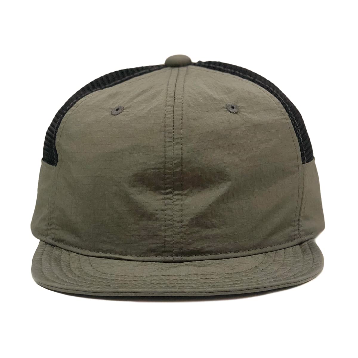 

Basic Enchi Ripstop Side Mesh Short Hand Nylon One Size Fits and Cap, Brim, Washable, Breathable, Mesh, Antibacterial, Deodorizing, All, Greige, Men s