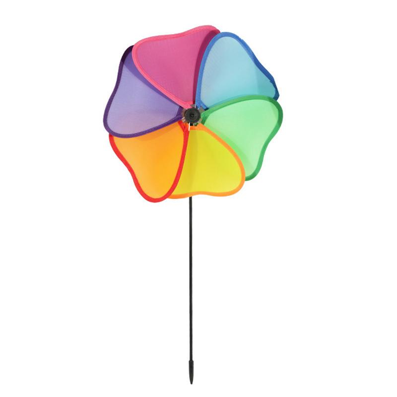 

Puzzle Childrens Windmill Activity Decoration With Colorful Fabric Patterns StyleA