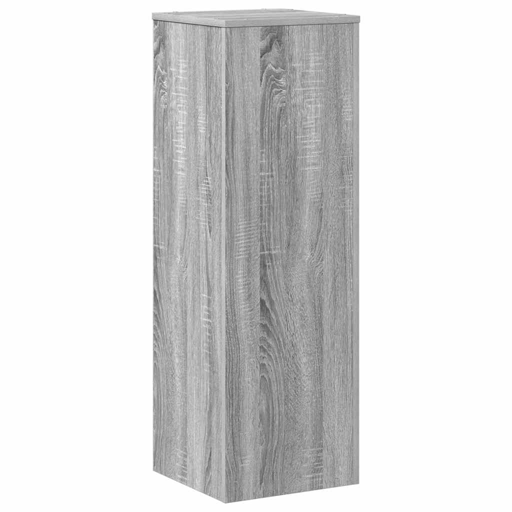 Plant Stand Gray Sonoma 33 x 33 x 100 cm Particleboard