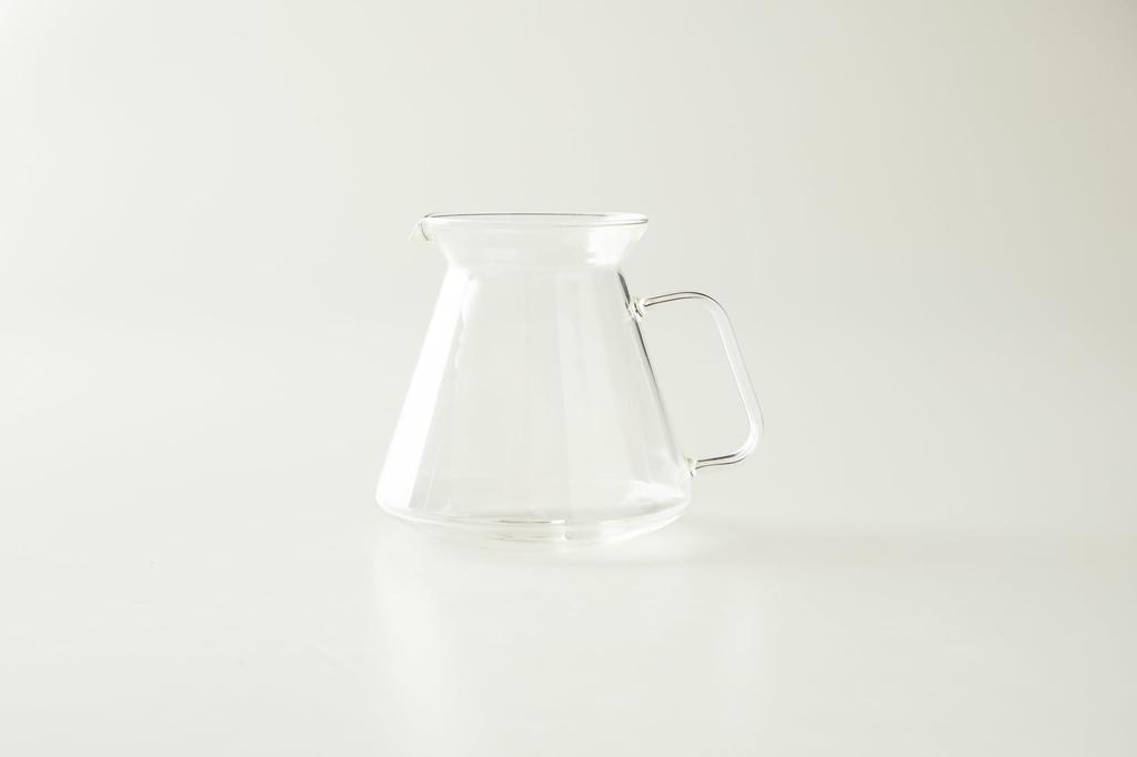 ORIGAMI Glass Coffee Server with HARIO 710ml (Full)
