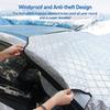 Windshield Cover For Winter Ice/Snow/Frost, Heavy Duty Ultra Thick Protective Windscreen Cover, Snow Ice Frost Dust Water Resistent, Pefect For Car