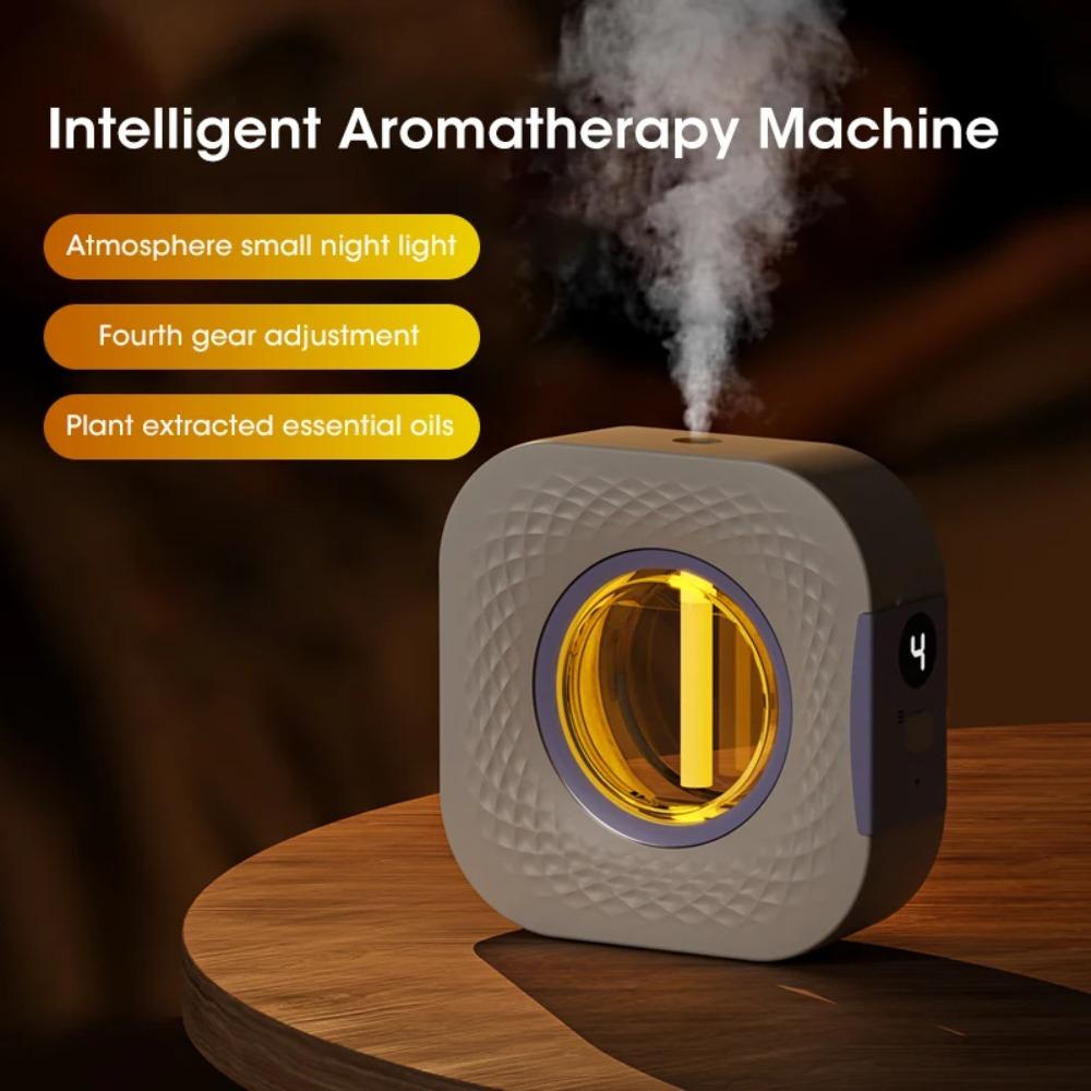 Máquina de Aromaterapia Automática Borrifador de Fragrância Portátil Difusor de Óleo Essencial Desodorização de Ar para Banheiro Óleo de Gardênia Lavanda