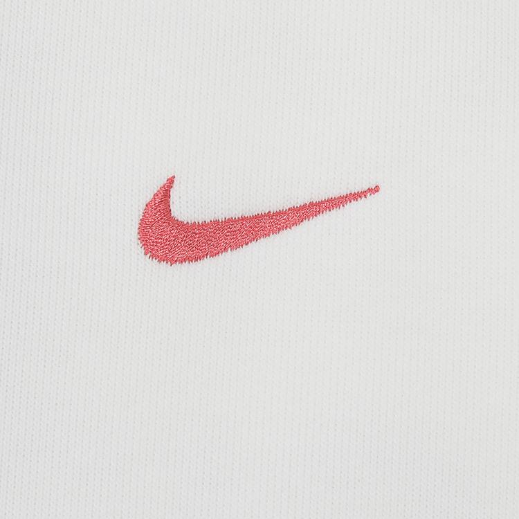 Nike Embroidered Logo Loose Fit Crew Neck Sweatshirt Men Tops White HF1115-100