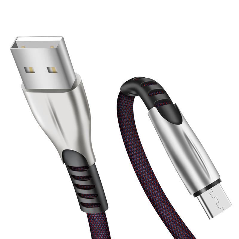 Pour Android Samsung Huawei 1M 5A câble de charge rapide cordon Micro USB type-c