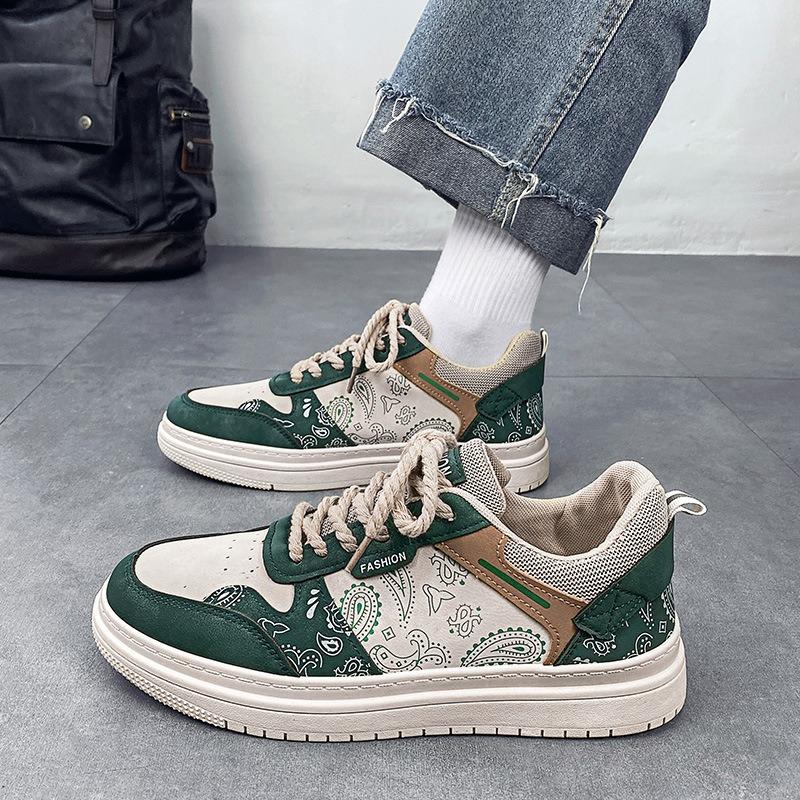 Men Casual Shoes Designer Brand Lace-up Platform Sneakers Skateboard Shoe Outdoor Non Slip Damping Walking Shoe Fashion Hot Sale