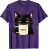 Funny We Do Not Care WDNC Club Black Cat Cool Women Unisex TShirt Y2k Sarcasm Saying Tee Novelty Gift Short Sleeve Streetwear Tops