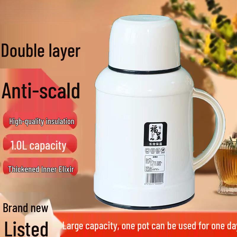 

Insulated Thermos Flask for Home, Outdoor, or Dorm - Keeps Your Drinks Hot 1000ML Double Insulation