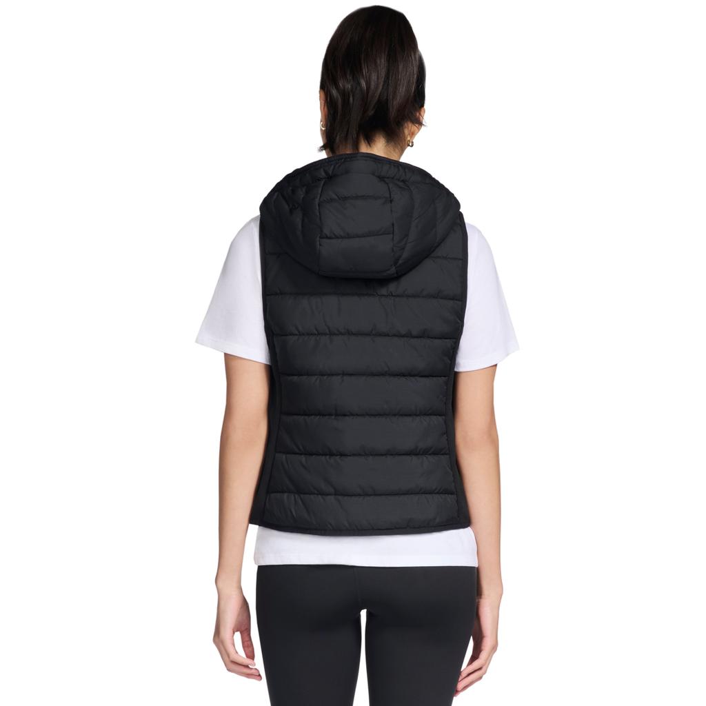 Skechers GO Shield Performance Elite Hooded Vest, Womens Black Vest