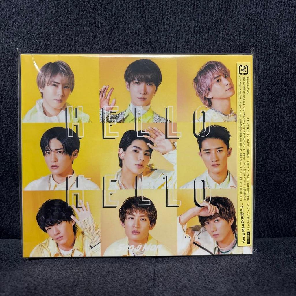 [USED] Snow Man HELLO HELLO Regular Edition + First Edition B