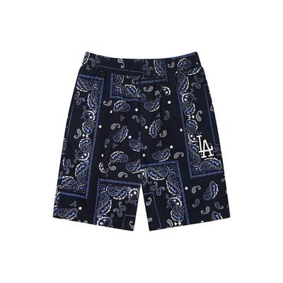 MLB Base Logo Casual Shorts Unisex Navy Blue Moderate 31SMUP131-07N