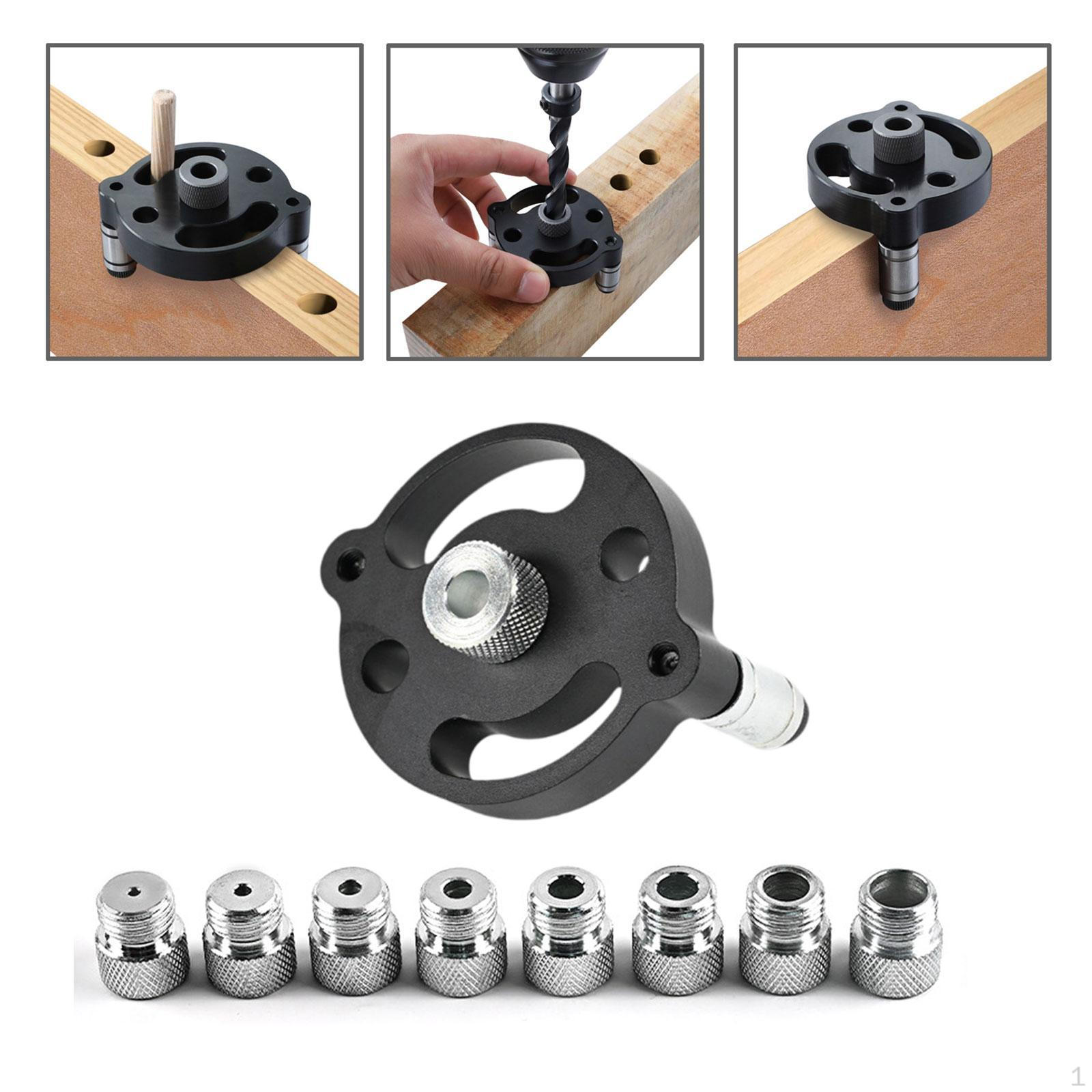 

Кондуктор для косых отверстий Дюбельные столярные инструменты для пробойника чёрный