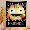 VIKAMA Cartoon SSmiling Friends Colorful Tapestry Wall Hanging Bohemian Wall Tapestries Mandala Wall Art Decor