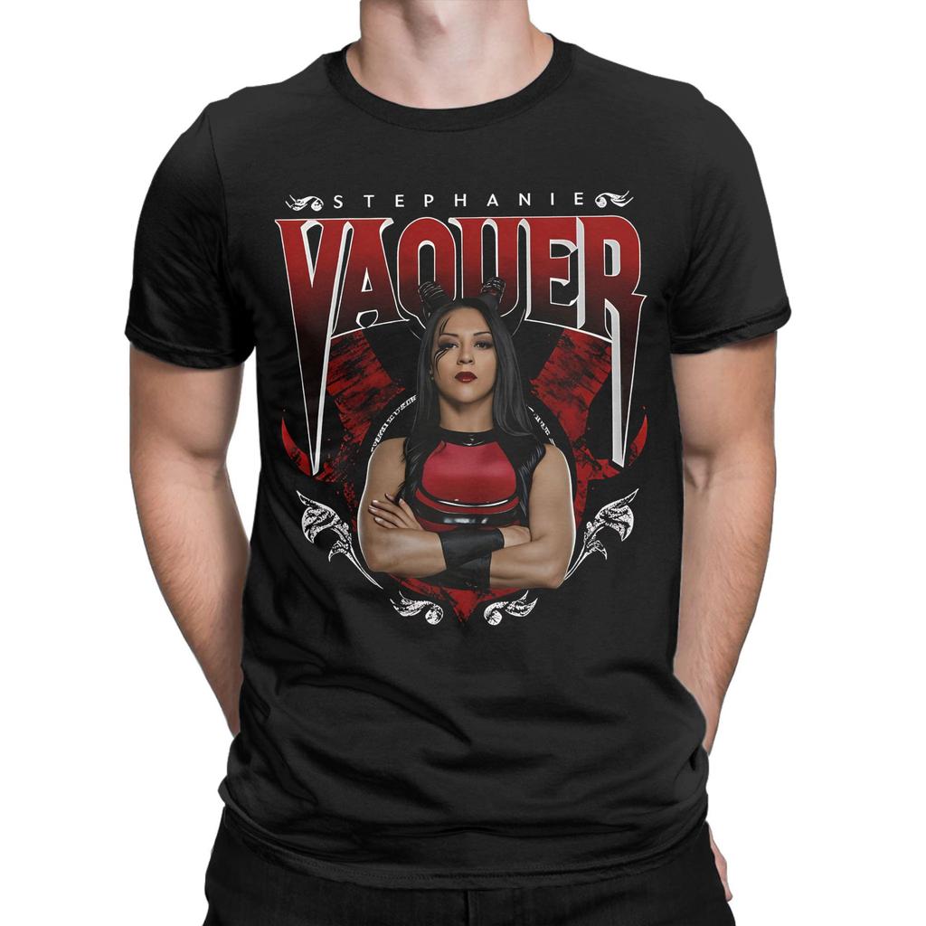Uomini Donne Stephanie Vaquer Wrestler Maglietta Cotone Grafica Stampata T-Shirt Abbigliamento Outfit