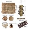 Durability Molar Tool Suit Straw Woven Bed Mats Interactively Pet Chewing Toy for Exercise and Teeth Care