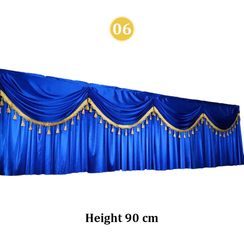 3 Meter Wedding Party Backdrop Decoration Curtain Swag Backdrop Drapes Stage Event Party Background Decor Swag Drape Valance