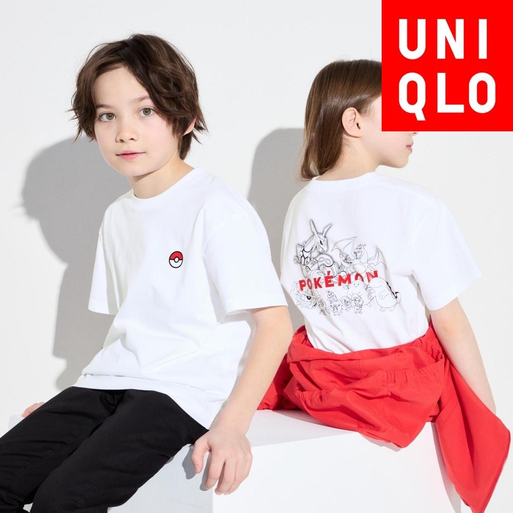

Uniqlo ЯПОНИЯ Pok mon New Adventure UT с коротким рукавом 00 WHITE/130