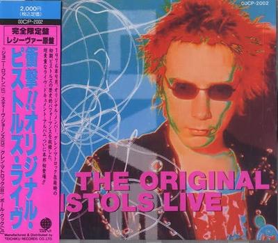 CD ORIGINAL PISTOLS - Schock!! Original Pistols Live 00CP2002 Overseas Record 1992 Japan Rock Gebraucht