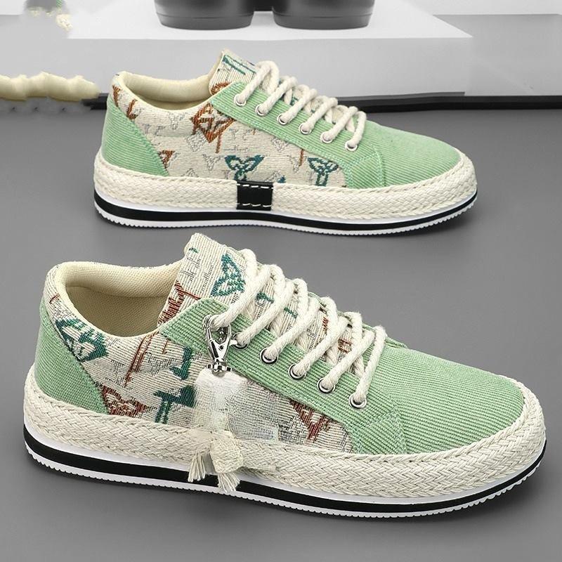 Breathable Mens Casual Shoes Outdoor Mens Canvas Shoes Trendy Male Vulcanized Shoes 2025 New Comfortable Zapatillas De Hombre