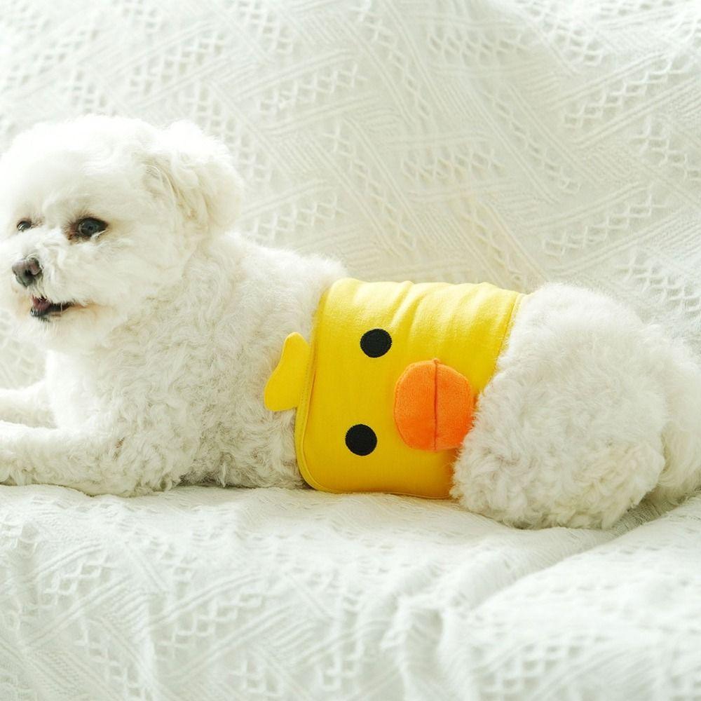 Soft Dogs Panties Shorts Cartoon Pet Courtesy Belt Cute Dog Physiological Belt  for Dogs